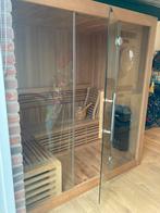 Sauna linee 180 deluxe (Finse Sauna), Sport en Fitness, Sauna, Ophalen, Zo goed als nieuw, Complete sauna