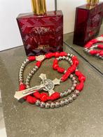 Rozenkrans - Rubra, Met hanger, Nieuw, Ophalen of Verzenden, Rood