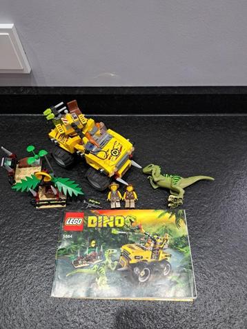 Lego Dino Raptor Chase #5884 - Compleet, Handleiding beschikbaar voor biedingen