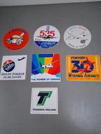 Vintage vliegtuig stickers - Ladeco, Fokker, Transavia, Verzamelen, Stickers, Ophalen of Verzenden, Gebruikt, Overige typen