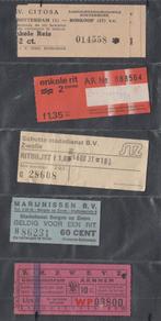 vijf scheurkaartjes, Ophalen of Verzenden, Trein, Boek of Tijdschrift