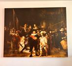 Canvas De Nachtwacht - Rembrandt, Antiek en Kunst, Ophalen