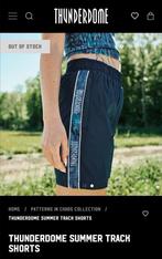 Thunderdome Patterns in Chaos Summer Track Shorts maat L, Kleding | Heren, Ophalen of Verzenden, Nieuw, Zwart, Algemeen