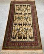 Vintage loper 85cm x 170cm kleed tapijt scheerwol perser wol, Huis en Inrichting, Stoffering | Tapijten en Kleden, Gebruikt, Beige
