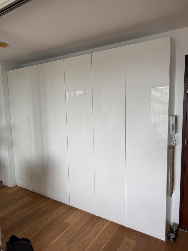 Ikea pax witte kastdeuren 2x incl scharnieren, Huis en Inrichting, Kasten | Kledingkasten, Gebruikt, 200 cm of meer, 50 tot 100 cm