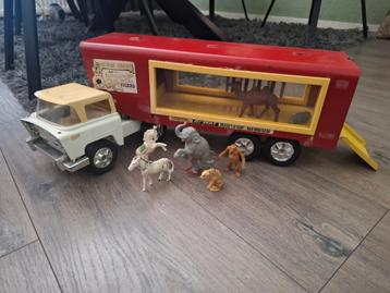 Vintage Citroen Circus Vrachtwagen met Dieren beschikbaar voor biedingen