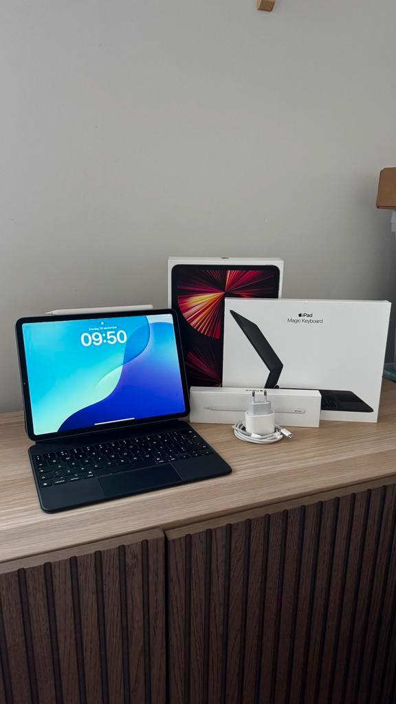 Apple iPad Pro 3e gen, Computers en Software, Apple iPads, Zo goed als nieuw, Apple iPad Pro, Wi-Fi, 11 inch, 256 GB, Zwart, Ophalen