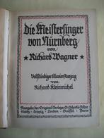 oud antiek duits boek bladmuziek - Meistersinger Nurnberg, Antiek en Kunst, Ophalen, Zie beschrijving