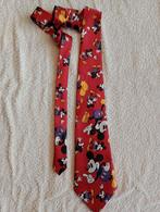 Disney Stropdas Zijde Gold.City - Mickey Mouse, Ophalen of Verzenden, Zo goed als nieuw, Met patroon, Rood