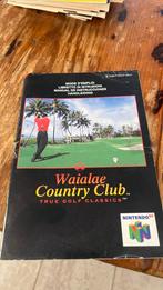 Nintendo 64 boekje manual waialae country club, Gebruikt, 1 speler, Racen en Vliegen, Ophalen of Verzenden