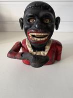 gietijzeren spaarpot antiek, Ophalen of Verzenden, Gebruikt, Metaal of Blik, Overige thema's