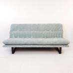 Vintage Artifort Kho Liang 3 zits bank blauw | ribstof licht, Ophalen of Verzenden, Huis en Inrichting