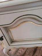 Zeer oud houten nachtkastje Queen Ann foto 1 t/m 8, Antiek en Kunst, Ophalen