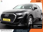 Audi Q3 Sportback 45 TFSI e 245pk PHEV S-tronic Attitude Nav, Auto's, Stof, Gebruikt, Bluetooth, Zwart