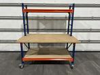 Werkbank op wielen 170 x 100 x 200 cm (BxDxH) - 3 niveaus, Ophalen of Verzenden, Nieuw, 170 cm of meer
