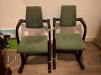 Stokke Varier actulum olijf groen 2x, Huis en Inrichting, Stoelen, Ophalen, Hout, Gebruikt, Twee