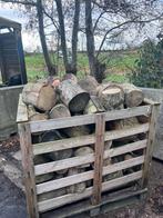 kuub blokken essenhout stammen openhaardhout, Tuin en Terras, Haardhout, Ophalen of Verzenden