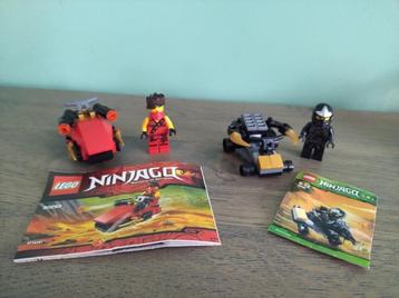 Lego Ninjago 30293 Kai Drifter & 30087 Cole's Car beschikbaar voor biedingen
