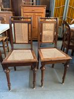 Antiek brocante eetkamerstoelen / stoelen, Ophalen