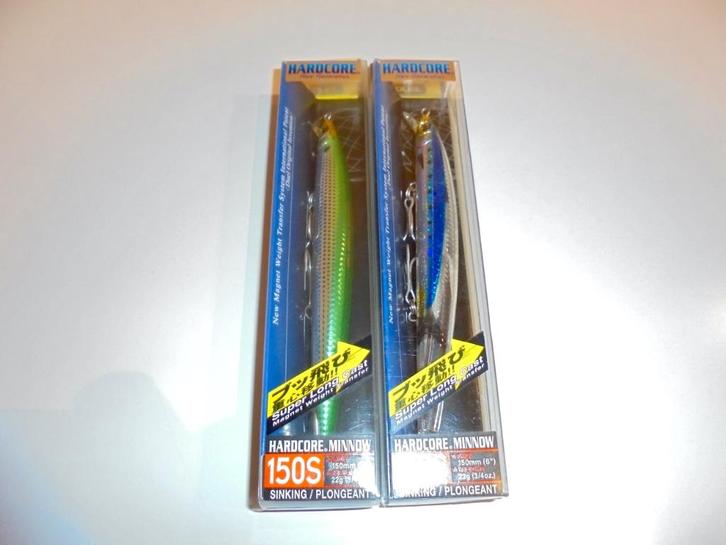 Duel Yo-Zuri Hardcore Minnow 15cm 22g Sinking Japan Rapala., Watersport en Boten, Hengelsport | Roofvissen, Nieuw, Overige typen