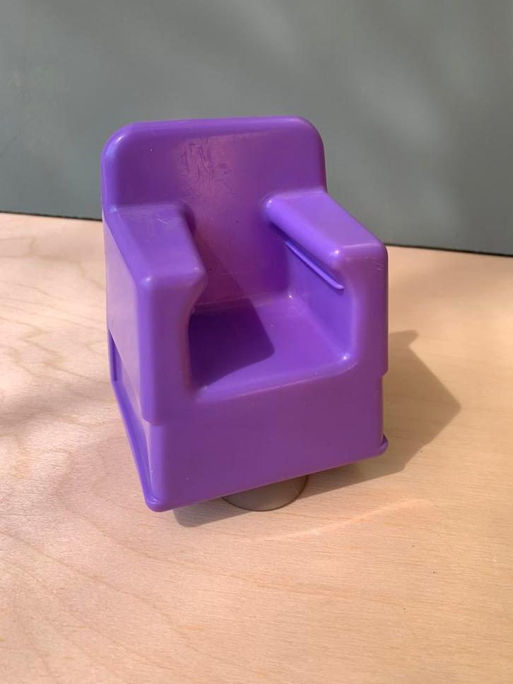 Vintage Barbie Mattel Twirly Curl Salon stoel met zuignap, Verzamelen, Poppen, Zo goed als nieuw, Accessoires, Ophalen of Verzenden