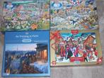 Diverse *** PUZZELS GIBSONS *** 4 stuks, Ophalen of Verzenden, 500 t/m 1500 stukjes, Zo goed als nieuw, Legpuzzel