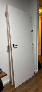 Binnendeuren met kozijnen - compleet, Ophalen, Gebruikt, 80 tot 100 cm, Binnendeur