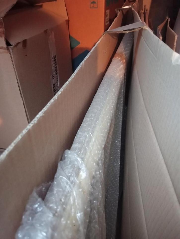 Barok spiegel, Huis en Inrichting, Woonaccessoires | Spiegels, Gebruikt, Minder dan 100 cm, Rechthoekig, Ophalen