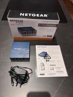Netgear ProSafe GS105 5-Port Gigabit Switch, Computers en Software, Netwerk switches, Ophalen of Verzenden, Zo goed als nieuw