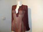 Isabel Marant etoile voile zijde blouse mooi printje M, Verzenden, Zo goed als nieuw, Rood, Maat 38/40 (M)