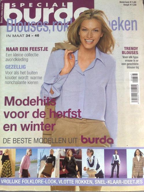 Burda special Blouses rokken Broeken herfst/winter 663, Hobby en Vrije tijd, Kledingpatronen, Zo goed als nieuw, Vrouw, Burda