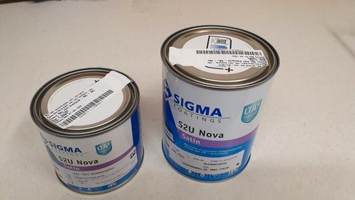 Sigma s2u nova satin RAL 7021 zijdeglans lak - verf (nieuw), Doe-het-zelf en Verbouw, Verf, Beits en Lak, Nieuw, Verf, Minder dan 5 liter