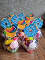 Traktatie snoepbeker candy thema, Ophalen of Verzenden, Nieuw, Feestartikel, Verjaardag