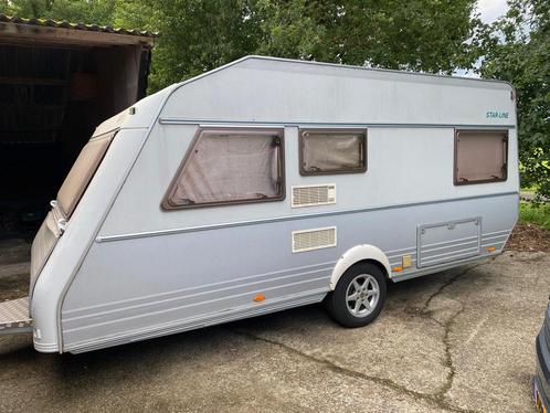 Mooie Kip caravan Star-line 47 TDB - 2001, Caravans en Kamperen, Caravans, Particulier, tot en met 4, 1000 - 1250 kg, Rondzit