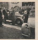 Retro reclame 1959 Citroën 2CV auto Eend reunie bij opa oma, Verzamelen, Verzenden, Overige typen