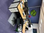 5 x bureaustoel mat, vloerbedekking, Ophalen, Gebruikt