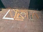 Oud afteken gereedschap gradenboog,passer,grote schrijfhaak, Antiek en Kunst, Antiek | Gereedschap en Instrumenten, Ophalen