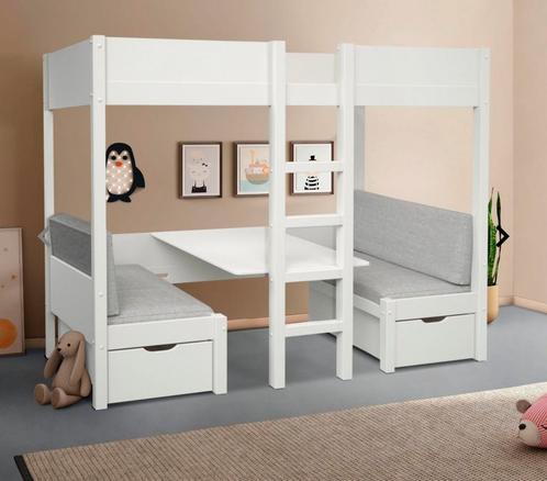 wit stapelbed, Kinderen en Baby's, Kinderkamer | Stapelbedden en Hoogslapers, Zo goed als nieuw, Stapelbed, Ophalen