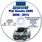 Fiat Ducato X250 2007-2015 Workshop manual op DVD in PDF, Verzenden