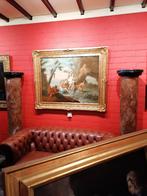 paar grote oude gemarmerde kolommen, Ophalen of Verzenden