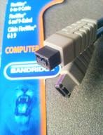 FireWire 800 naar FireWire 400 kabel 9 naar 6 pins, Computers en Software, Pc- en Netwerkkabels, Ophalen of Verzenden, Nieuw