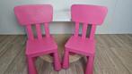 Ikea Mammut Kinderstoelen roze (2 stuks), Ophalen, Gebruikt, Tafel(s) en Stoel(en)