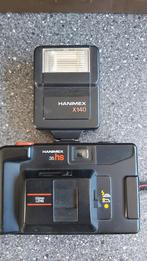 Fotocamera Hanimex 35hs met flitser X140, Ophalen of Verzenden, Gebruikt, Compact, Overige Merken