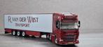 WSI Daf XG+ 530 R van der Wijst, Hobby en Vrije tijd, Modelauto's | 1:50, Ophalen of Verzenden, Nieuw, Bus of Vrachtwagen, Wsi