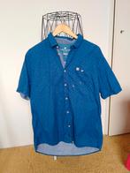 Overhemd/Blouse Tom Tailor blauw met print maat L/40, Kleding | Heren, Overige Herenkleding, Tom Tailor, Ophalen of Verzenden