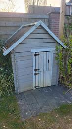Houten tuin/speelhuisje teab, Kinderen en Baby's, Speelgoed | Buiten | Speelhuisjes, Ophalen, Gebruikt, Hout