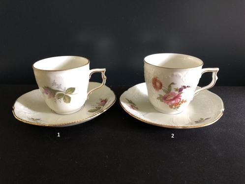 Rosenthal porselein Kop en schotels (4) (Reyshof), Antiek en Kunst, Antiek | Servies los, Ophalen of Verzenden