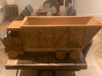 Houten Speelgoed Vrachtwagen Kiepwagen, Ophalen, Gebruikt, Jongen of Meisje