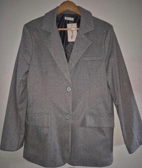 Gave strass blazer nieuw one size, Kleding | Dames, Jasjes, Kostuums en Pakken, Nieuw, Jasje, Maat 38/40 (M), Ophalen of Verzenden