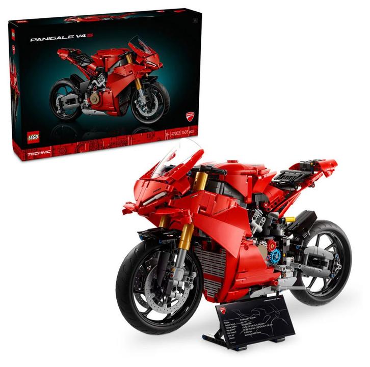 LEGO 42202 Technic Ducati Panigale V4 S motor 1603 delig, Kinderen en Baby's, Speelgoed | Duplo en Lego, Nieuw, Lego, Complete set